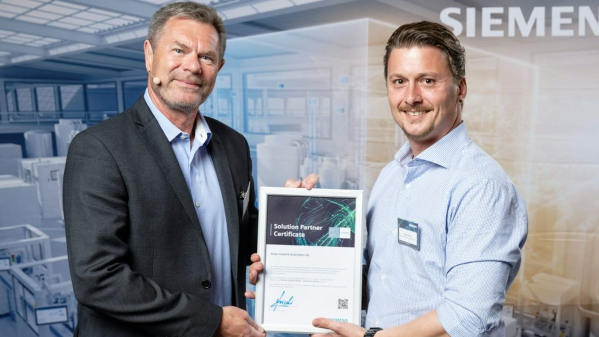 Wiederum sind wir als zertifizierter Siemens Solution Partner gerne für unsere Kunden mit den einheitlichen Qualitätsstandard von Siemens unterwegs.